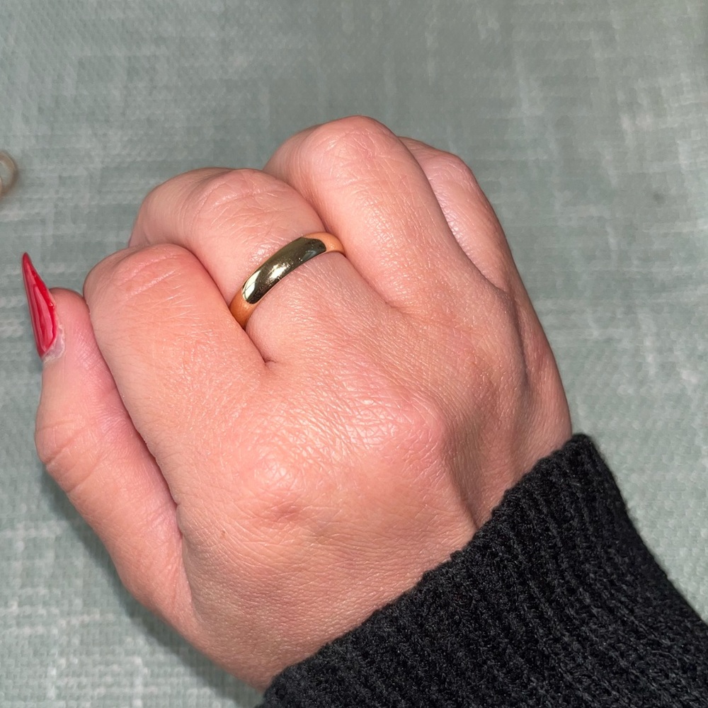 10k 4mm gold ring
